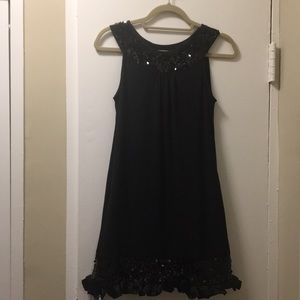 Express Black Sequin Dress